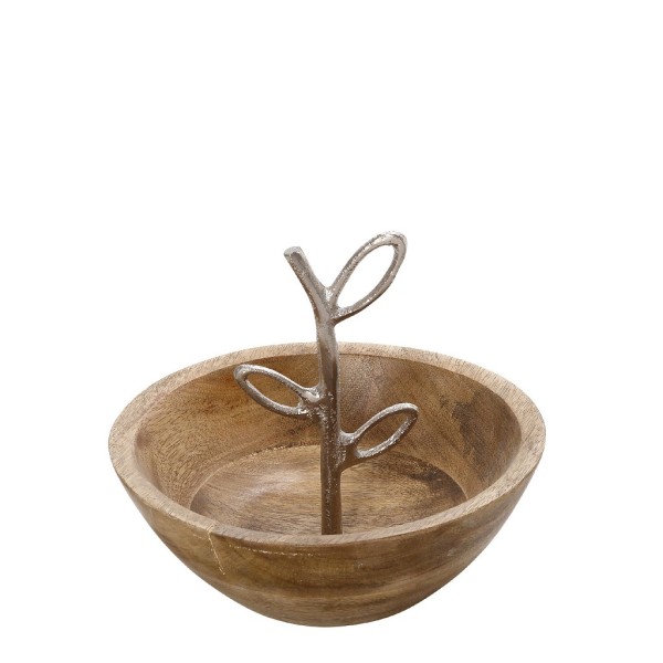 ΜΠΩΛ ΞΥΛ. ΜΕ ΜΕΤΑΛΛΙΚΗ ΛΑΒΗ ΑΣΗΜΙ 20Χ20Χ17ΕΚ | Συσκευασία 2 τμχ