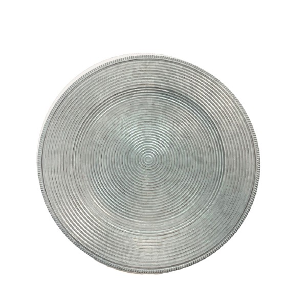 ΠΙΑΤΟ ΠΑΡΟΥΣΙΑΣΗ/ΣΟΥΠΛΑ ΓΚΡΙ ΜΕΤΑΛΛΙΚΟ ΓΑΛΒΑΝΙΖΕ 33EK | Συσκευασία 6 τμχ