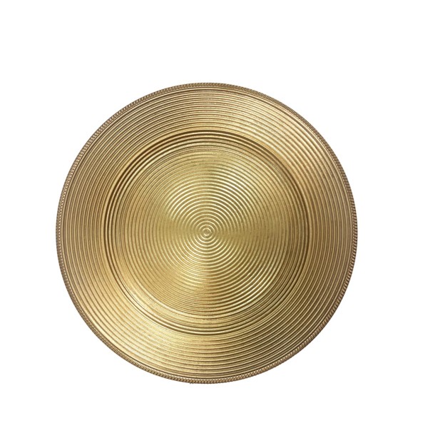 ΠΙΑΤΟ ΠΑΡΟΥΣΙΑΣΗΣ/ΣΟΥΠΛΑ ΧΡΥΣΟ ΓΑΛΒΑΝΙΖΕ ΜΕΤΑΛΛΙΚΟ 33EK | Συσκευασία 6 τμχ