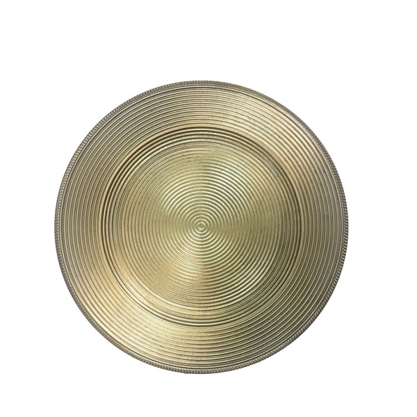 ΠΙΑΤΟ ΠΑΡΟΥΣΙΑΣΗΣ/ΣΟΥΠΛΑ ΧΡΥΣΟ ΓΑΛΒΑΝΙΖΕ ΜΕΤΑΛΛΙΚΟ 33EK | Συσκευασία 6 τμχ