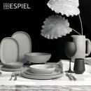 CANYON ΜΠΩΛ ΜΕ ΛΑΒΗ ΣΤΡΟΓΓ. ΓΚΡΙ ΜΑΤ D: 14,3 H: 4,5CM | Συσκευασία 2 τμχ