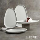 SIDERS ΠΙΑΤΕΛΑ ΛΟΞΗ ΤΡΙΓ. IVORY 26Χ17,5Χ4,7ΕΚ | Συσκευασία 2 τμχ