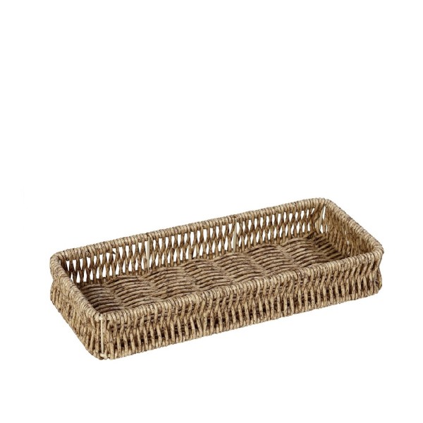 ΔΙΣΚΟΣ SYNTH. RATTAN ΜΠΕΖ 26Χ11Χ4ΕΚ | Συσκευασία 6 τμχ