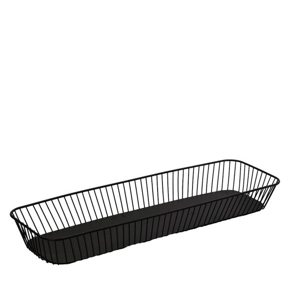 ΚΑΛΑΘΙ ΜΕΤΑΛ. GN2/4 ΟΡΘ. ΜΑΥΡΟ 53Χ16Χ6,5ΕΚ | Συσκευασία 2 τμχ