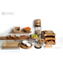 ΨΩΜΙΕΡΑ SYNTH. RATTAN ΟΒΑΛ L ΜΠΕΖ 28Χ20Χ7ΕΚ (smA) | Συσκευασία 6 τμχ