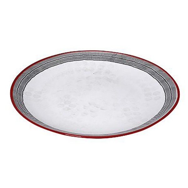 DIS. ROMA ΠΙΑΤΟ ΡΗΧΟ ΣΤΡΟΓΓ. ΣΧΕΔ: ΜΑΥΡΟ-ΚΟΚΚΙΝΟ 27χ3ΕΚ. | Συσκευασία 6 τμχ