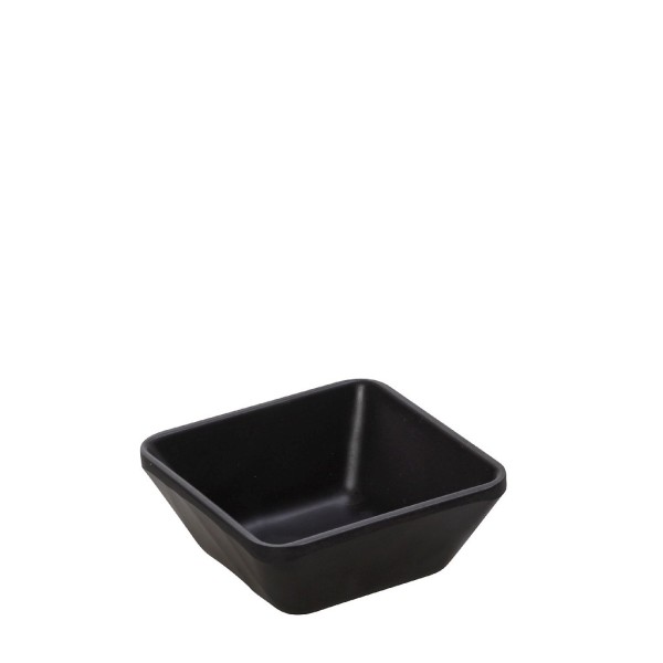 BLACK ΜΠΩΛ  ΤΕΤΡΑΓ.7X7X3ΕΚ WAVY MATTE ΜΕΛΑΜΙΝΗΣ  (smA) | Συσκευασία 6 τμχ