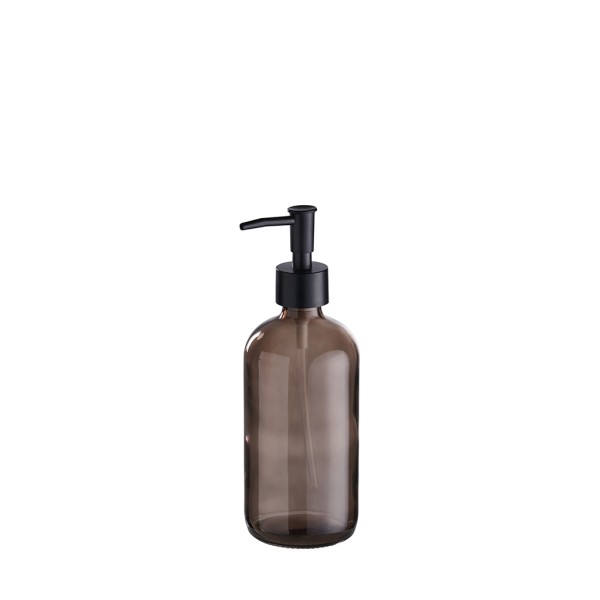 DAY SOAP DISPENSER ΜΠΑΝΙΟΥ ΓΥΑΛΙΝΟ ΚΑΦΕ 500ML | Συσκευασία 12 τμχ