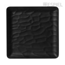 BLACK  ΠΙΑΤΟ ΡΗΧΟ ΤΕΤΡΑΓ. 22ΕΚ WAVY MATTE ΜΕΛΑΜΙΝΗΣ | Συσκευασία 6 τμχ