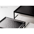 BLACK ΔΙΣΚΟΣ ΜΠΟΥΦΕ GN1/3 32,5Χ17,6ΕΚ WAVY MATTE ΜΕΛΑΜΙΝΗΣ | Συσκευασία 6 τμχ