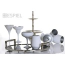 DIS. MAYA WHITE SILVER ΠΟΤΗΡΙ MARGARITA ΛΕΥΚΟ-ΑΣΗΜΙ MAT 305CC 11,5Χ17ΕΚ | Συσκευασία 6 τμχ