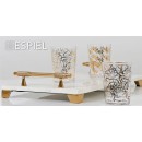 DIS. LUCIA ΠΟΤΗΡΙ ΝΕΡΟΥ ΜΕ ΧΡΥΣΟ-ΜΑΥΡΟ ΣΧΕΔΙΟ 8,6Χ9ΕΚ 380CC (smC) | Συσκευασία 6 τμχ