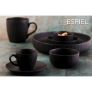 DIS. GOBI BLACK SAND HANDMADE ΜΠΩΛ ΒΑΘΥ ΣΤΡΟΓΓ. ΜΑΥΡΟ ΜΑΤ 15,5Χ15,5Χ6ΕΚ | Συσκευασία 6 τμχ