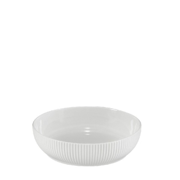 FOCUS WHITE ΠΙΑΤΟ ΒΑΘΥ NORDIC/STEP 21,5X5,5CM | Συσκευασία 6 τμχ