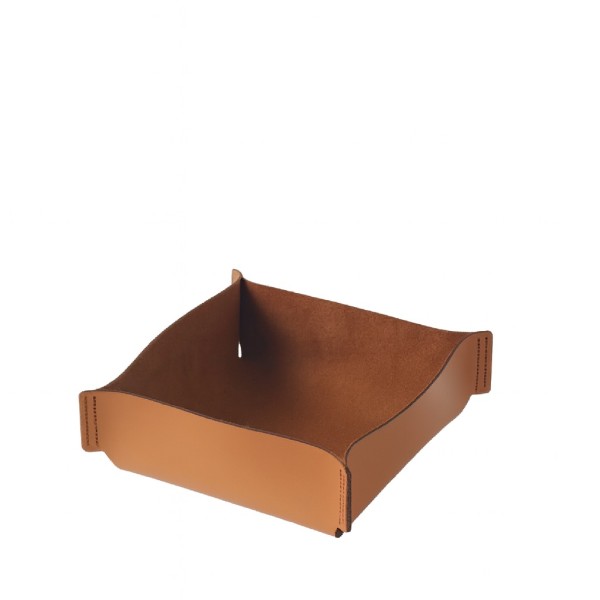 ΚΑΛΑΘΙ ΤΕΤΡΑΓΩΝO ΚΑΦΕ ΔΕΡΜΑΤΙΝO 18Χ18Χ8ΕΚ | Συσκευασία 4 τμχ