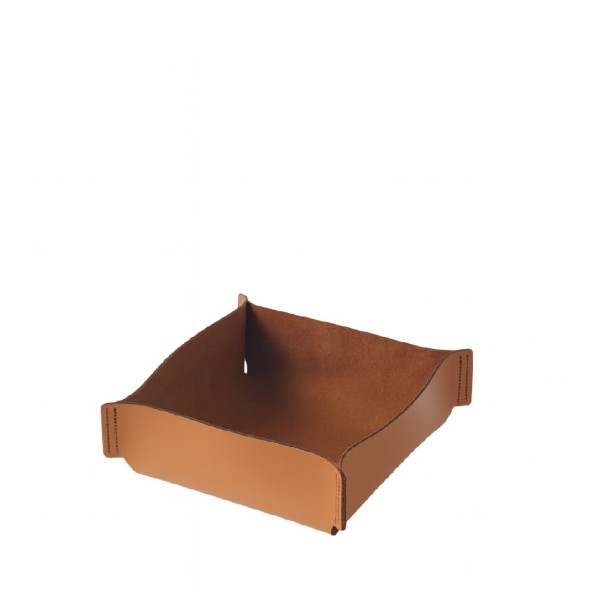 ΚΑΛΑΘΙ ΤΕΤΡΑΓΩΝO ΚΑΦΕ ΔΕΡΜΑΤΙΝO 15Χ15Χ6,8ΕΚ | Συσκευασία 5 τμχ