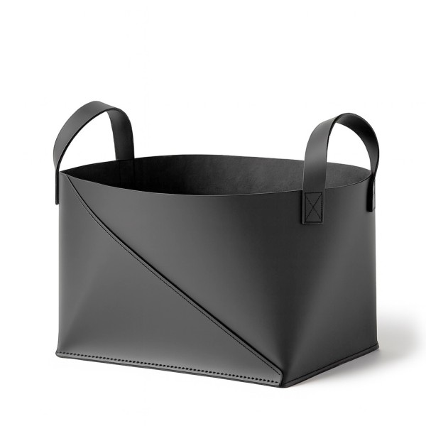 ΤΣΑΝΤΑ ΜΕ ΛΑΒΕΣ ΣΚΟΥΡΑ ΓΚΡΙ ΔΕΡΜΑΤΙΝΗ 32Χ22Χ24ΕΚ | Συσκευασία 2 τμχ