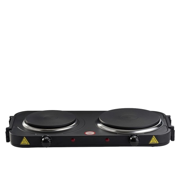 DIS.DAY ΔΙΠΛΗ ΕΣΤΙΑ ΜΑΥΡΗ ΜΕ 5 ΘΕΡΜΟΣΤΑΤΕΣ 2.500W ΔΙΑ.15ΕΚ. ΔΙΑ.18ΕΚ. | Συσκευασία 3 τμχ