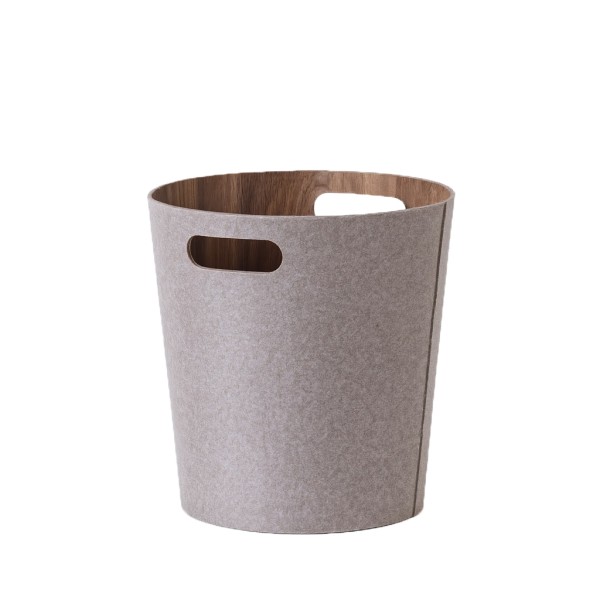 ΚΑΛΑΘΙ ΣΤΡΟΓΓΥΛΟ ΓΚΡΙ ΥΦΑΣΜΑΤΙΝΟ 25Χ25Χ30ΕΚ 14L | Συσκευασία 6 τμχ