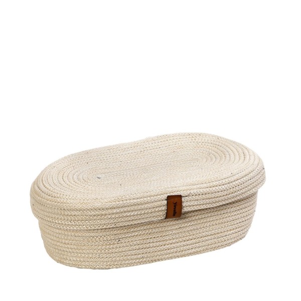 DIS. ΚΑΛΑΘΙ ΜΕ ΚΑΠΑΚΙ ΛΕΥΚΟ ΣΧΟΙΝΙ 30X23EK | Συσκευασία 3 τμχ