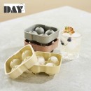 DAY ΠΑΓΟΘΗΚH ΣΙΛΙΚΟΝΗΣ 3 ΧΡΩΜΑΤΑ ASS. 12,6Χ12,6Χ4,9ΕΚ. (4XYELLOW SAND/4XNATURAL SAND/4XMOSS GREEN) | Συσκευασία 12 τμχ