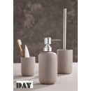 DIS.DAY ΑΞΕΣΟΥΑΡ ΜΠΑΝΙΟΥ ΣΕΤ3 ΓΚΡΙ (ΠΟΤΗΡΙ ΔΙΑ:7ΕΚ/Υ:10ΕΚ./ DISP.440ML ΔΙΑ:7ΕΚ/Υ:20ΕΚ. /ΒΟΥΡΤΣΑ | Συσκευασία 6 τμχ