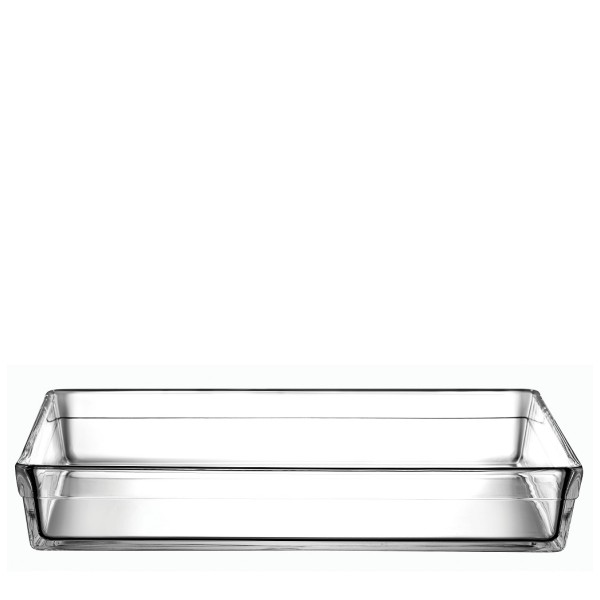 UP.OR. BORCAM RECT. TRAY TEMPERED 36,7X25,7X6CM 4350CC P/144 GB1.OB6. (smB) | Συσκευασία 2 τμχ