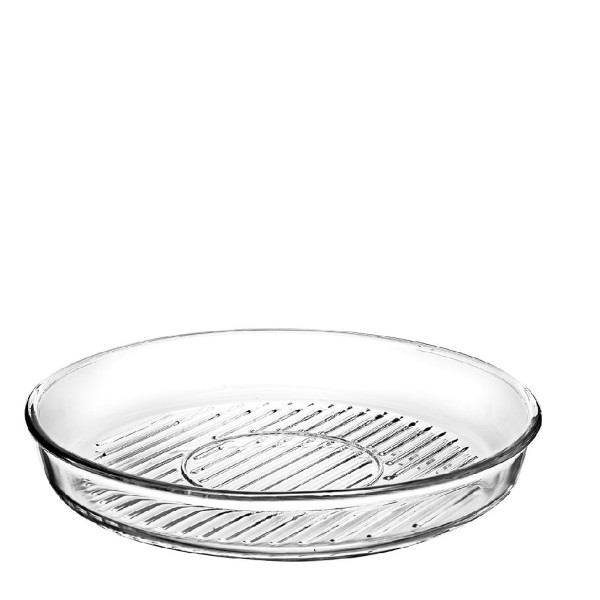 UP.OR. BORCAM GRILL ROUND TRAY TEMP. 2950CC H: 5 D: 31,85CM P/108 GB1.OB6. (smC)