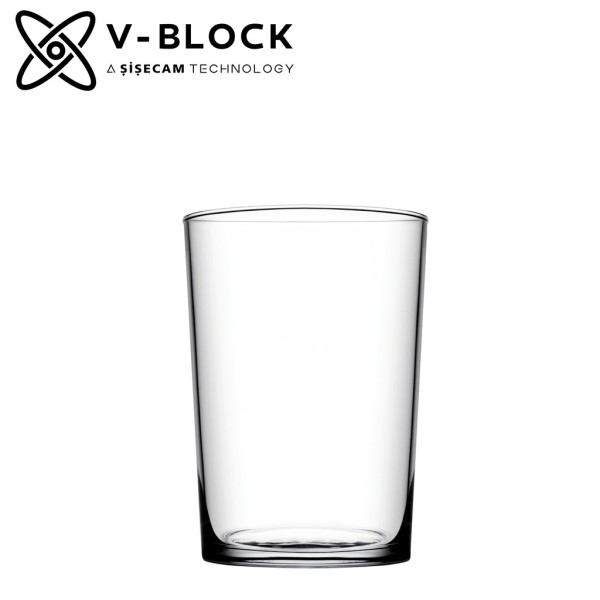 DIS. V-BLOCK NEW BISTRO BEER TEMP. 510CC H:12.05CM D:8.8CM P/768 GB6.OB24… | Συσκευασία 6 τμχ