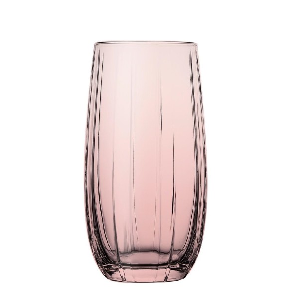 DIS. LINKA LONG DRINK 500CC PINK H: 15 D: 5CM P/720 GB6.OB24 | Συσκευασία 6 τμχ