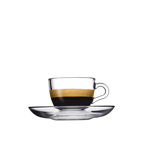 BASIC CUP & SAUCER ESPRESSO 85CC P/1944 GB6.OB36 (smA) | Συσκευασία 6 τμχ