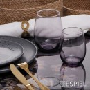 DIS. AMBER PURPLE WHITE WINE 350CC D:8 H:10 P/1008 GB6.OB24. (smC) | Συσκευασία 6 τμχ