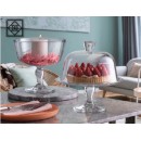 PETITE PATISSERIE FOOTED PLATE W/DOME H: 25,9 D: 13 P/72 GB1.OB2. | Συσκευασία 2 τμχ