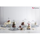 DIS. MIDI PATISSERIE PLATE-DOME H: 19 D: 12 P/192 GB1.OB4. | Συσκευασία 3 τμχ
