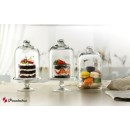 DIS. MIDI PATISSERIE PLATE-DOME H: 19 D: 12 P/192 GB1.OB4. | Συσκευασία 3 τμχ