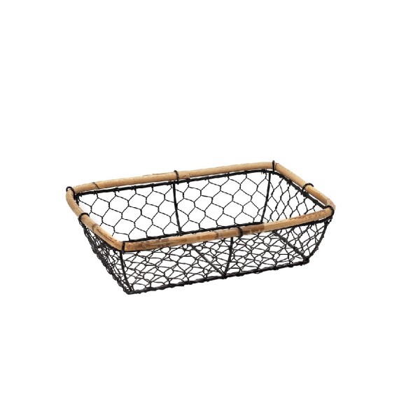 ΚΑΛΑΘΙ ΜΕΤΑΛ. ΜΑΥΡΟ ΟΡΘΟΓ. 27Χ17Χ7ΕΚ | Συσκευασία 3 τμχ