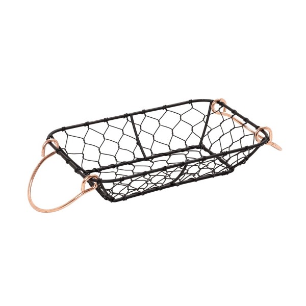 ΚΑΛΑΘΙ ΜΕΤΑΛ. ΓΚΡΙ ΟΡΘΟΓ.  ΜΕ ΧΑΛΚ. ΛΑΒΕΣ 23Χ15Χ5ΕΚ | Συσκευασία 3 τμχ