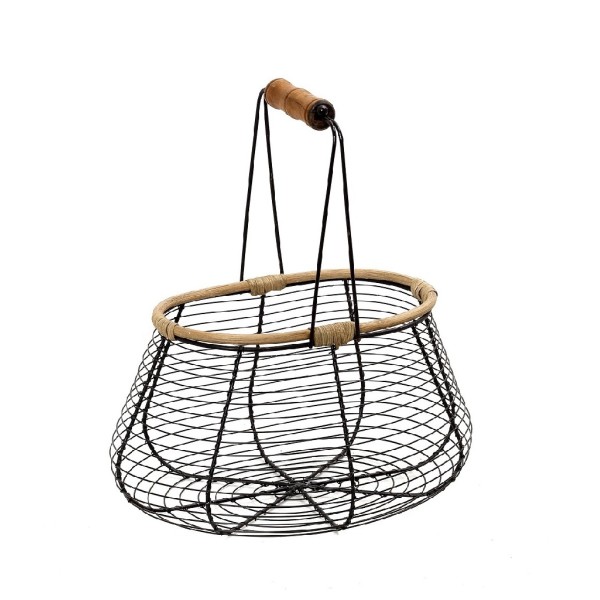 ΚΑΛΑΘΙ ΜΕΤΑΛ. ΜΑΥΡΟ ΣΤΡΟΓΓ.ΜΕ ΛΑΒΗ ΜΠΑΜΠΟΥ 19Χ13Χ25ΕΚ | Συσκευασία 2 τμχ