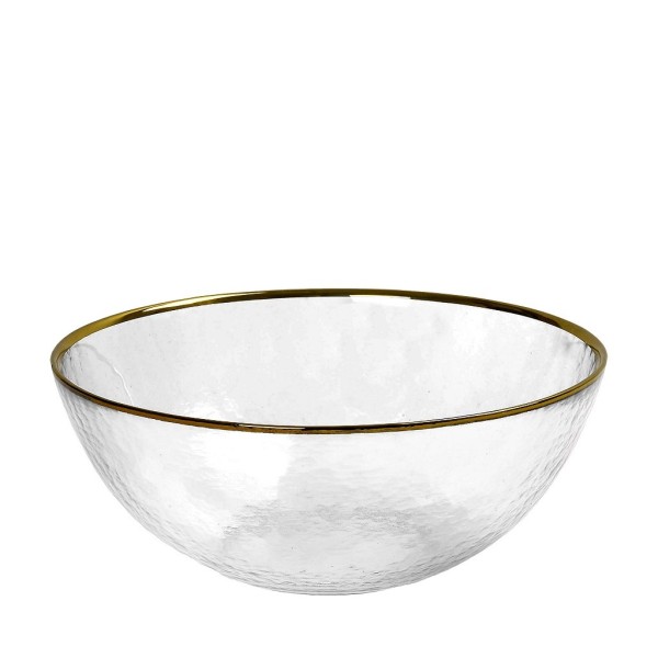 DIS. ΜΠΩΛ ΓΥΑΛΙΝΟ ΔΙΑΦΑΝΟ ΜΕ ΧΡΥΣΟ ΧΕΙΛΟΣ DIA:12,3X12,3X6EK | Συσκευασία 4 τμχ