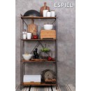 ΦΡΟΥΤΙΕΡΑ ΜΕΤΑΛ. 2 ΕΠΙΠΕΔ. ΜΑΥΡΟ 23Χ16Χ36ΕΚ. | Συσκευασία 2 τμχ