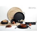 ΔΙΣΚΟΣ ΟΒΑΛ SMALL ΜΕΤΑΛ. ΜΕ ΛΑΒΕΣ ΜΑΥΡΟ 29(34 INCL. HANDLES)X14,5X5CM (smA) | Συσκευασία 2 τμχ