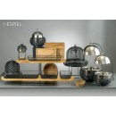 CHAFFING DISH ΜΕ ΒΑΣΗ ΣΤΗΡ. ΚΑΠ. ΚΑΙ ΔΙΠΛΟ ΔΟΧΕΙΟ SS/ΑΛΟΥΜ/ΣΙΔΗΡ. ΜΑΥΡΟ 2500ML GEL WAX 30Χ30Χ32-49ΕΚ