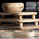 DIS. ΞΗΡΟΚΑΡΠΙΕΡΑ 2 ΘΕΣΕΩΝ ΦΥΣ. ΞΥΛΟ 40.5Χ15Χ4ΕΚ | Συσκευασία 2 τμχ