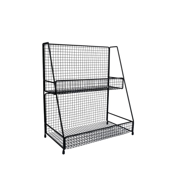 ΚΑΛΑΘΙ 2 ΕΠΙΠΕΔΩΝ ΜΑΥΡΟ 29,5Χ15,5Χ33,5 | Συσκευασία 2 τμχ