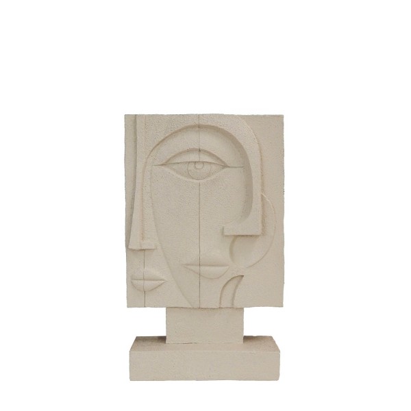 ΦΙΓΟΥΡΑ ΓΕΩΜΕΤΡΙΚΗ CUBISM ΛΕΥΚΗ 16,4Χ7,3Χ26,9ΕΚ