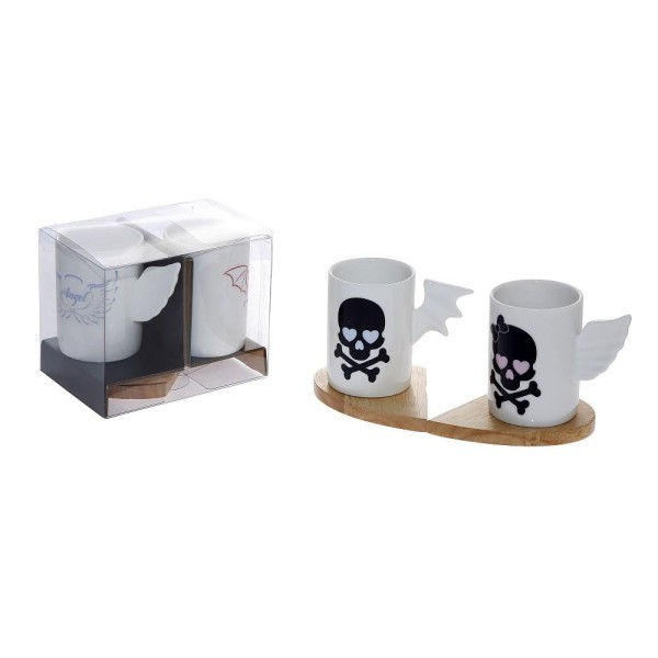 ΕΣΠΡΕΣΣΟ ΣΕΤ2 ''SCULL'' ΜΕ ΣΟΥΒΕΡ ΜΠΑΜΠΟΥ 90ML | Συσκευασία 3 τμχ