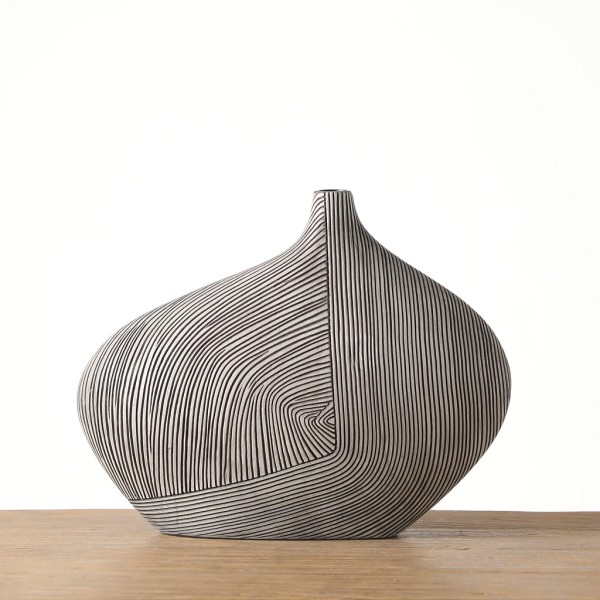 ΒΑΖΟ ΑΝΑΓΛ. ΓΚΡΙ ΠΟΛΥΡΕΖ. 38X11,5X30ΕΚ