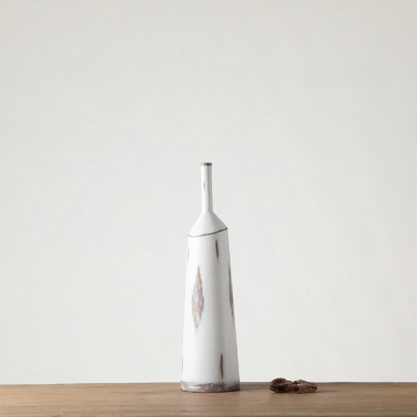 ΒΑΖΟ ΑΝΑΓΛ. ΛΕΥΚΟ ΠΟΛΥΡΕΖ. 15 x 15 x 57ΕΚ