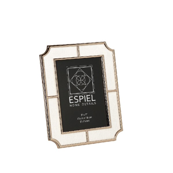 ΚΟΡΝΙΖΑ ΜΕΤΑΛ. - ΥΦΑΣΜ. ΛΕΥΚΟ 13X18EK | Συσκευασία 2 τμχ