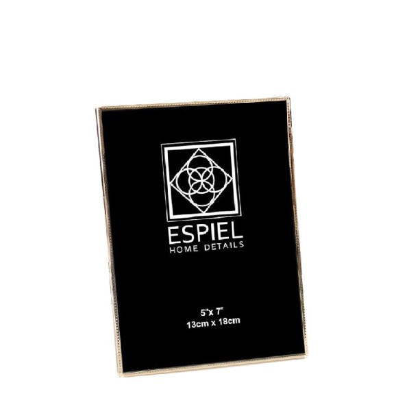 ΚΟΡΝΙΖΑ ΜΕΤΑΛΛΙΚΗ ΧΡΥΣΗ 13X18ΕΚ | Συσκευασία 4 τμχ